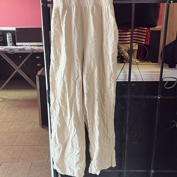 Elegant Cream Jumpsuit - Picture 4 of 7